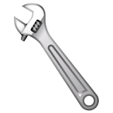 Whatsapp design of the wrench emoji verson:2.23.2.72