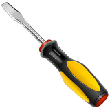 Whatsapp design of the screwdriver emoji verson:2.23.2.72