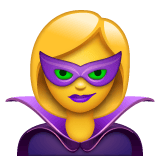 Whatsapp design of the supervillain emoji verson:2.23.2.72