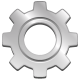 Whatsapp design of the gear emoji verson:2.23.2.72