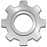 Whatsapp design of the gear emoji verson:2.23.2.72