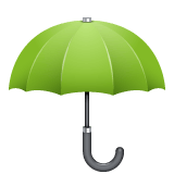 Whatsapp design of the umbrella emoji verson:2.23.2.72