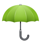 Whatsapp design of the umbrella emoji verson:2.23.2.72