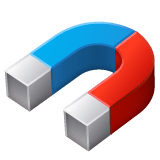 Whatsapp design of the magnet emoji verson:2.23.2.72