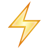 Whatsapp design of the high voltage emoji verson:2.23.2.72