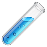 Whatsapp design of the test tube emoji verson:2.23.2.72