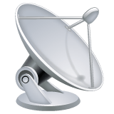 Whatsapp design of the satellite antenna emoji verson:2.23.2.72