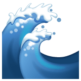 Whatsapp design of the water wave emoji verson:2.23.2.72