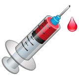 Whatsapp design of the syringe emoji verson:2.23.2.72