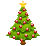 Whatsapp design of the Christmas tree emoji verson:2.23.2.72