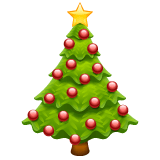 Whatsapp design of the Christmas tree emoji verson:2.23.2.72