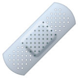 Whatsapp design of the adhesive bandage emoji verson:2.23.2.72