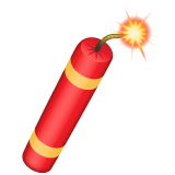 Whatsapp design of the firecracker emoji verson:2.23.2.72