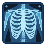 Whatsapp design of the x-ray emoji verson:2.23.2.72