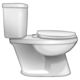Whatsapp design of the toilet emoji verson:2.23.2.72