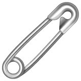 Whatsapp design of the safety pin emoji verson:2.23.2.72