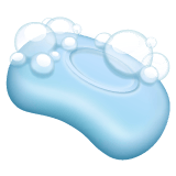 Whatsapp design of the soap emoji verson:2.23.2.72
