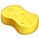 Whatsapp design of the sponge emoji verson:2.23.2.72