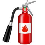 Whatsapp design of the fire extinguisher emoji verson:2.23.2.72