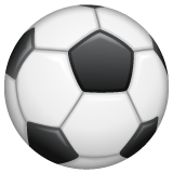 Whatsapp design of the soccer ball emoji verson:2.23.2.72
