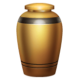 Whatsapp design of the funeral urn emoji verson:2.23.2.72
