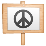 Whatsapp design of the placard emoji verson:2.23.2.72