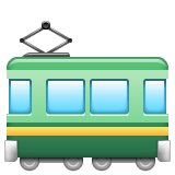 Whatsapp design of the railway car emoji verson:2.23.2.72