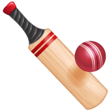 Whatsapp design of the cricket game emoji verson:2.23.2.72