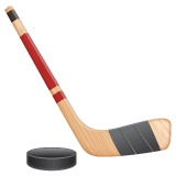 Whatsapp design of the ice hockey emoji verson:2.23.2.72