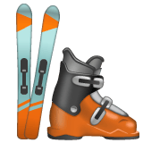 Whatsapp design of the skis emoji verson:2.23.2.72