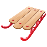 Whatsapp design of the sled emoji verson:2.23.2.72