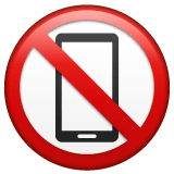 Whatsapp design of the no mobile phones emoji verson:2.23.2.72