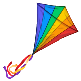 Whatsapp design of the kite emoji verson:2.23.2.72