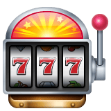 Whatsapp design of the slot machine emoji verson:2.23.2.72