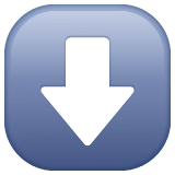Whatsapp design of the down arrow emoji verson:2.23.2.72