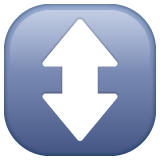 Whatsapp design of the up-down arrow emoji verson:2.23.2.72