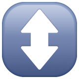 Whatsapp design of the up-down arrow emoji verson:2.23.2.72