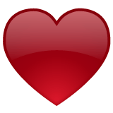 Whatsapp design of the heart suit emoji verson:2.23.2.72