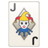Whatsapp design of the joker emoji verson:2.23.2.72