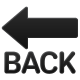 Whatsapp design of the BACK arrow emoji verson:2.23.2.72