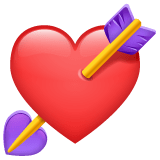 Whatsapp design of the ON! arrow emoji verson:2.23.2.72