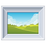 Whatsapp design of the framed picture emoji verson:2.23.2.72
