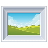 Whatsapp design of the framed picture emoji verson:2.23.2.72