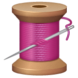 Whatsapp design of the thread emoji verson:2.23.2.72