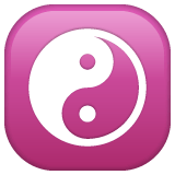 Whatsapp design of the yin yang emoji verson:2.23.2.72