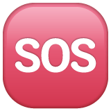 Whatsapp design of the SOS button emoji verson:2.23.2.72