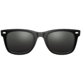 Whatsapp design of the sunglasses emoji verson:2.23.2.72