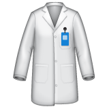 Whatsapp design of the lab coat emoji verson:2.23.2.72