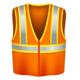Whatsapp design of the safety vest emoji verson:2.23.2.72