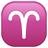 Whatsapp design of the Aries emoji verson:2.23.2.72